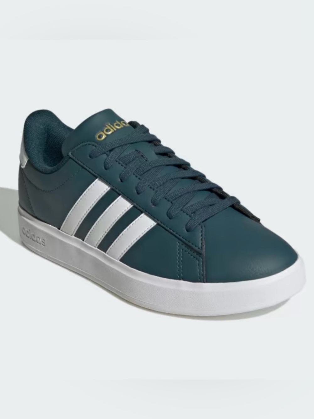 Adidas Grand Court Sneaker Shoes 5 Turquoise White